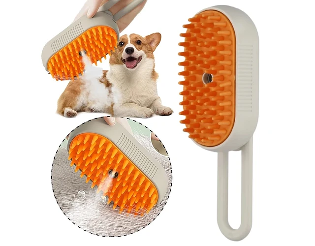 Cepillo de Vapor Multiuso para Mascotas