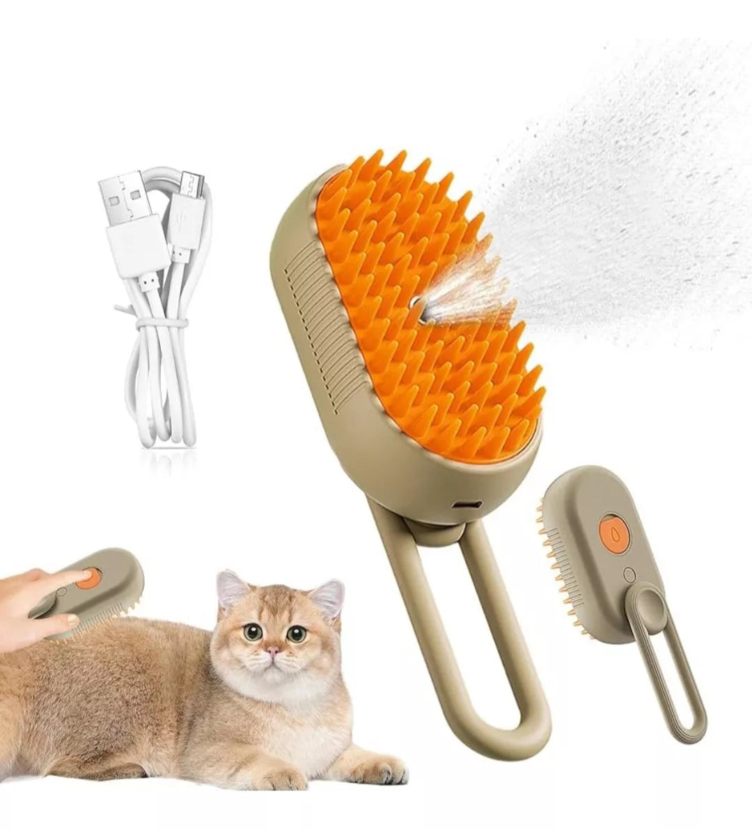 CEPILLO DE VAPOR QUITAPELO PARA MASCOTA