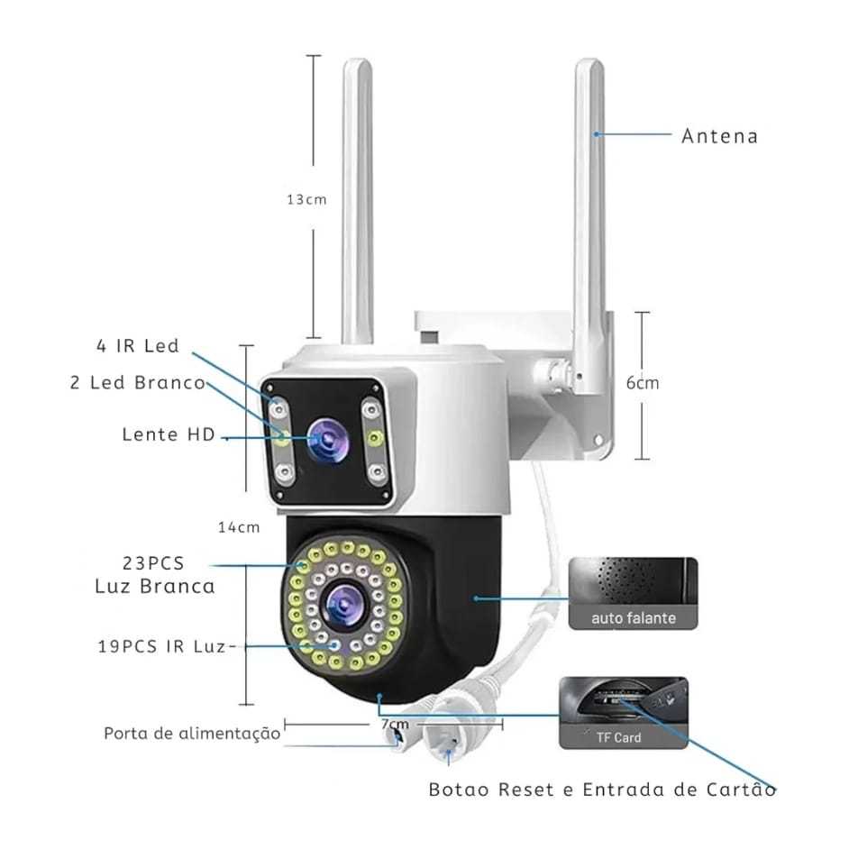 CAMARA PTZ DOBLE LENTE