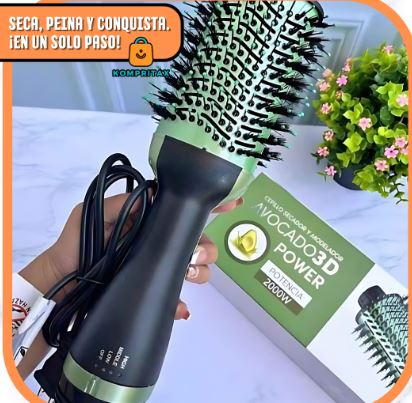Cepillo Secador Aguacate Aire Caliente