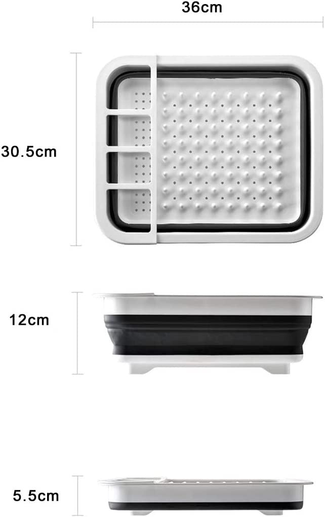 Escurridor de platos plegable