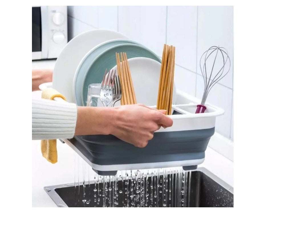 Escurridor de platos plegable