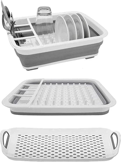 Escurridor de platos plegable