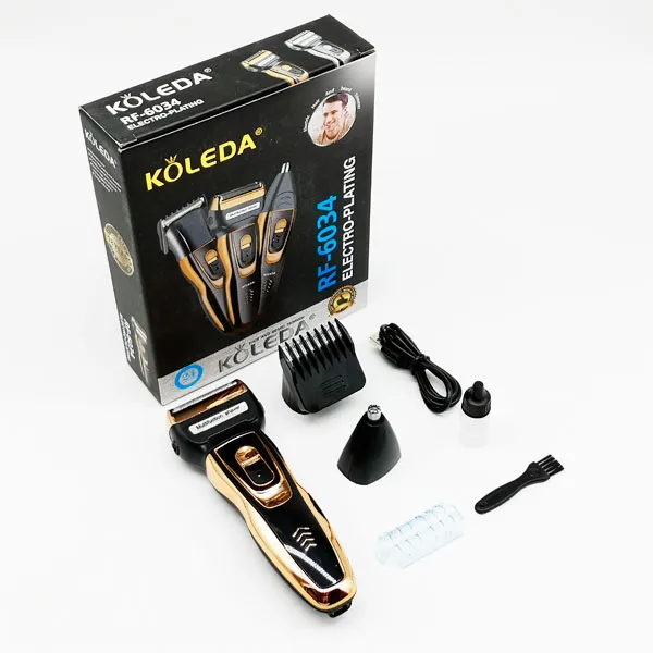 Afeitadora Eléctrica Geemy 3 en 1