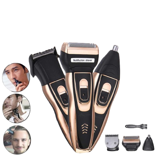 Afeitadora Eléctrica Geemy 3 en 1